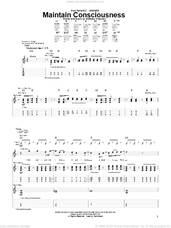 Cover icon of Maintain Consciousness sheet music for guitar (tablature) by Relient K and Matthew Thiessen, intermediate skill level