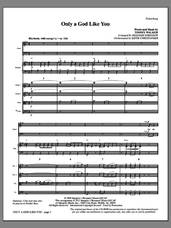 Cover icon of Only A God Like You (complete set of parts) sheet music for orchestra/band (Rhythm) by Tommy Walker and Heather Sorenson, intermediate skill level