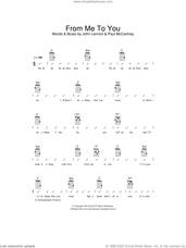 Cover icon of From Me To You sheet music for ukulele (chords) by The Beatles, John Lennon and Paul McCartney, intermediate skill level
