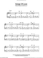 Cover icon of Songs Of Love (Theme from Father Ted) sheet music for piano solo by Neil Hannon, intermediate skill level