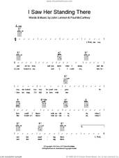 Cover icon of I Saw Her Standing There sheet music for ukulele (chords) by The Beatles, John Lennon and Paul McCartney, intermediate skill level