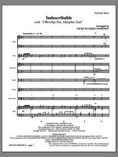 Cover icon of Indescribable (complete set of parts) sheet music for orchestra/band (Rhythm) by Jesse Reeves, Laura Story, Sondra Corbett-Wood and Vicki Tucker Courtney, intermediate skill level