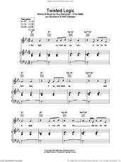 Cover icon of Twisted Logic sheet music for voice, piano or guitar by Coldplay, Chris Martin, Guy Berryman, Jon Buckland and Will Champion, intermediate skill level