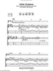 Cover icon of White Shadows sheet music for guitar (tablature) by Coldplay, Chris Martin, Guy Berryman, Jon Buckland and Will Champion, intermediate skill level