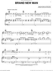 Cover icon of Brand New Man sheet music for voice, piano or guitar by Brooks & Dunn, Don Cook, Kix Brooks and Ronnie Dunn, intermediate skill level