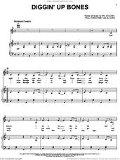 Cover icon of Diggin' Up Bones sheet music for voice, piano or guitar by Randy Travis, Al Gore, Nat Stuckey and Paul Overstreet, intermediate skill level