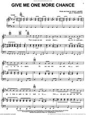 Cover icon of Give Me One More Chance sheet music for voice, piano or guitar by Exile, J.P. Pennington and Sonny LeMaire, intermediate skill level