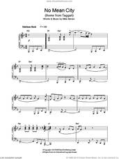 Cover icon of No Mean City (theme from Taggart) sheet music for piano solo by Mike Moran, intermediate skill level