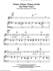 Cover icon of Please, Please, Please, Let Me Get What I Want sheet music for voice, piano or guitar by Slow Moving Millie, The Smiths, Johnny Marr and Steven Morrissey, intermediate skill level