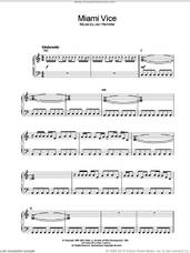 Cover icon of Theme from Miami Vice sheet music for piano solo by Jan Hammer, intermediate skill level
