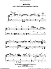 Cover icon of California (theme from The OC) sheet music for piano solo by Phantom Planet, Alex Greenwald and Jason Schwartzman, intermediate skill level