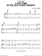 Cover icon of (There'll Be) A Hot Time In The Old Town Tonight sheet music for voice, piano or guitar by Bessie Smith, Joe Hayden and Theodore M. Metz, intermediate skill level