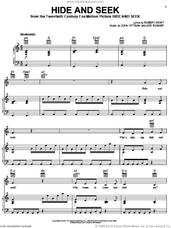 Hide & Seek Sheet Music by Robert Kraft for Piano/Keyboard and Voice