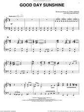 Cover icon of Good Day Sunshine sheet music for piano solo by The Beatles, John Lennon and Paul McCartney, intermediate skill level