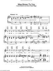 Cover icon of Miss Brown To You sheet music for voice, piano or guitar by Billie Holiday, Leo Robin and Ralph Rainger, intermediate skill level