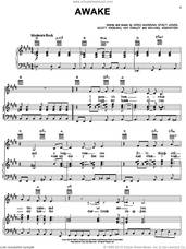 Cover icon of Awake sheet music for voice, piano or guitar by Letters To Cleo, Greg McKenna, Kay Hanley, Michael Eisenstein, Scott Riebling and Stacy Jones, intermediate skill level