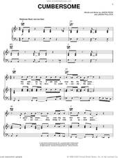 Cover icon of Cumbersome sheet music for voice, piano or guitar by Seven Mary Three, Jason Pollock and Jason Ross, intermediate skill level
