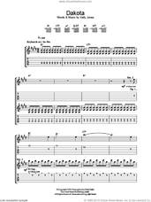 Cover icon of Dakota sheet music for guitar (tablature) by Stereophonics and Kelly Jones, intermediate skill level