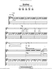 Cover icon of Brother sheet music for guitar (tablature) by Stereophonics and Kelly Jones, intermediate skill level