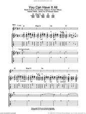 Cover icon of You Can Have It All sheet music for guitar (tablature) by Kaiser Chiefs, Andrew White, James Rix, Nicholas Baines, Nicholas Hodgson and Richard Wilson, intermediate skill level