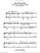 Cover icon of Ray Of Sunshine (Theme From Children's Hospital) sheet music for piano solo by Debbie Wiseman, intermediate skill level