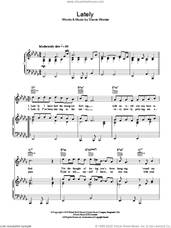 Lately sheet music download