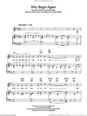 Cover icon of Why Begin Again sheet music for voice, piano or guitar by Artie Shaw, Charles Shavers and Don Raye, intermediate skill level