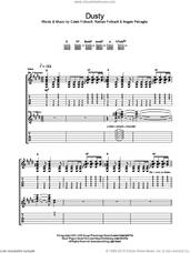 Cover icon of Dusty sheet music for guitar (tablature) by Kings Of Leon, Angelo Petraglia, Caleb Followill and Nathan Followill, intermediate skill level