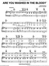 Cover icon of Are You Washed In The Blood? sheet music for voice, piano or guitar by Elisha A. Hoffman, intermediate skill level