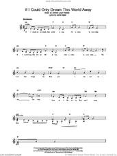 Cover icon of If I Could Only Dream This World Away (from The Woman In White) sheet music for voice and other instruments (fake book) by Andrew Lloyd Webber and David Zippel, intermediate skill level