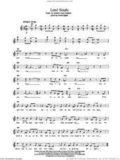 Cover icon of Lost Souls (from The Woman In White) sheet music for voice and other instruments (fake book) by Andrew Lloyd Webber and David Zippel, intermediate skill level