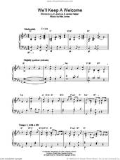 Cover icon of We'll Keep A Welcome sheet music for piano solo by Mai Jones, James Harper and Lyn Joshua, intermediate skill level
