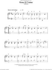 Cover icon of Rose Of Tralee sheet music for piano solo, intermediate skill level