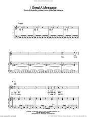 Cover icon of I Send A Message sheet music for voice, piano or guitar by INXS, Andrew Farriss and Michael Hutchence, intermediate skill level