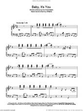 Cover icon of Baby, It's You sheet music for piano solo by Bacharach & David, Barney Williams, Burt Bacharach and Mack David, intermediate skill level
