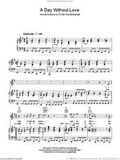Cover icon of A Day Without Love sheet music for voice, piano or guitar by The Love Affair and Phillip Goodhand-Tait, intermediate skill level