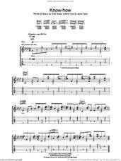 Cover icon of Know-How sheet music for guitar (tablature) by Kings Of Convenience, Eirik Boee, Erlend Oye and Leslie Feist, intermediate skill level