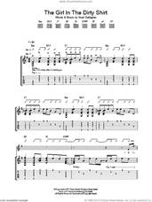 Cover icon of The Girl In The Dirty Shirt sheet music for guitar (tablature) by Oasis and Noel Gallagher, intermediate skill level