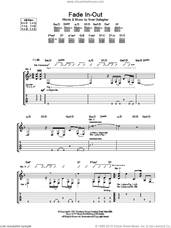 Cover icon of Fade In-Out sheet music for guitar (tablature) by Oasis and Noel Gallagher, intermediate skill level