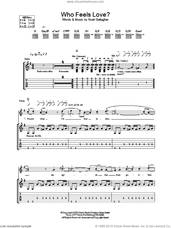 Cover icon of Who Feels Love? sheet music for guitar (tablature) by Oasis and Noel Gallagher, intermediate skill level