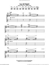 Cover icon of Up All Night sheet music for guitar (tablature) by Razorlight and Johnny Borrell, intermediate skill level