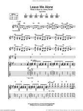 Cover icon of Leave Me Alone sheet music for guitar (tablature) by Razorlight and Johnny Borrell, intermediate skill level