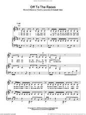 Cover icon of Off To The Races sheet music for voice, piano or guitar by Lana Del Rey, Elizabeth Grant and Timothy Larcombe, intermediate skill level
