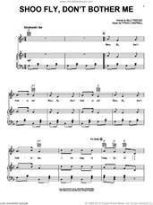 Cover icon of Shoo Fly, Don't Bother Me sheet music for voice, piano or guitar by Billy Reeves and Frank Campbell, intermediate skill level