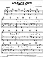 Cover icon of XXX's And OOO's (An American Girl) sheet music for voice, piano or guitar by Trisha Yearwood, Alice Randall and Matraca Berg, intermediate skill level