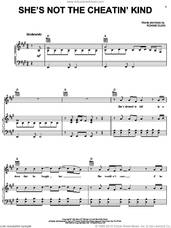 Cover icon of She's Not The Cheatin' Kind sheet music for voice, piano or guitar by Brooks & Dunn and Ronnie Dunn, intermediate skill level