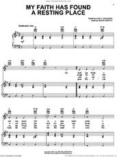 Cover icon of My Faith Has Found A Resting Place sheet music for voice, piano or guitar by Andre Gretry, Lidie H. Edmunds and William J. Kirkpatrick, intermediate skill level