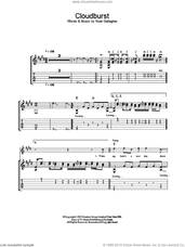 Cover icon of Cloudburst sheet music for guitar (tablature) by Oasis and Noel Gallagher, intermediate skill level