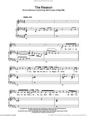 Cover icon of The Reason sheet music for voice, piano or guitar by Celine Dion, Carole King, Greg Wells and Mark Hudson, intermediate skill level