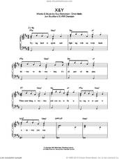 Cover icon of X&Y, (easy) sheet music for piano solo by Coldplay, Chris Martin, Guy Berryman, Jon Buckland and Will Champion, easy skill level